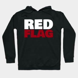 Red Flag Typography Hoodie